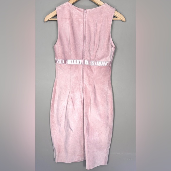 DANIER Suede Pink Sheath Dress - Picture 5 of 5